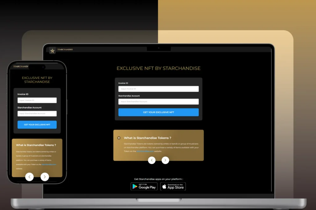 Airdrop Starchandise is a Web3-based website designed to enable users to claim NFTs from their purchases of Starchandise products, where claimed assets are automatically transferred to the user’s digital wallet, supported by a secure and user-friendly system.